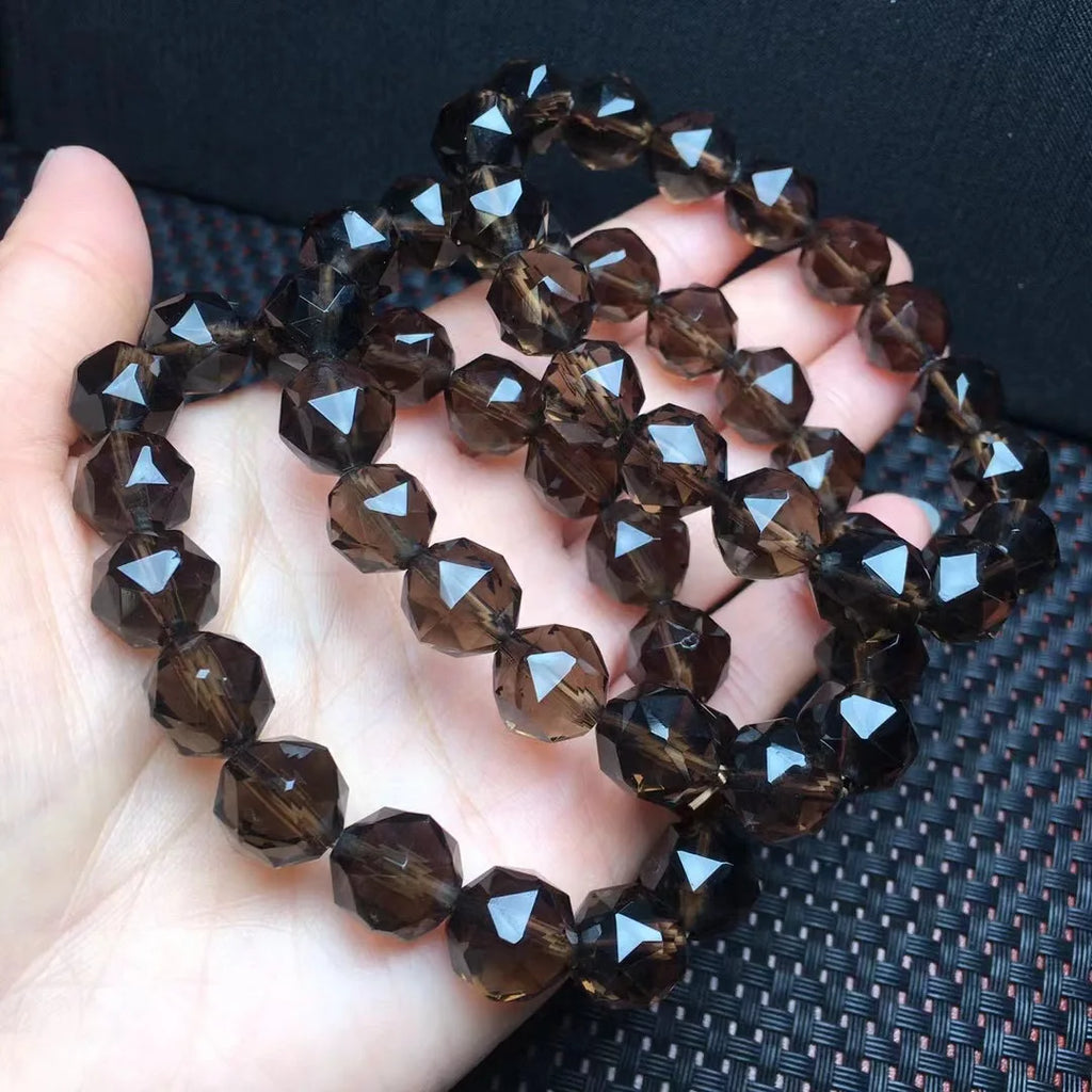 Brown Smoky Quartz Bracelet-ToShay.org