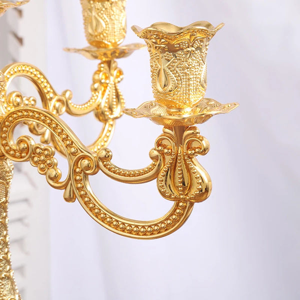 Gold Embossed Candelabra-ToShay.org