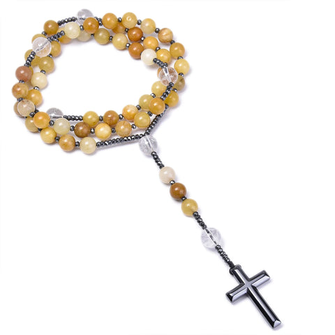 Yellow Topaz Rosary-ToShay.org