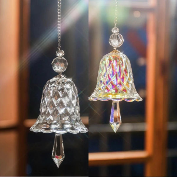 Clear Crystal Wind Bell-ToShay.org