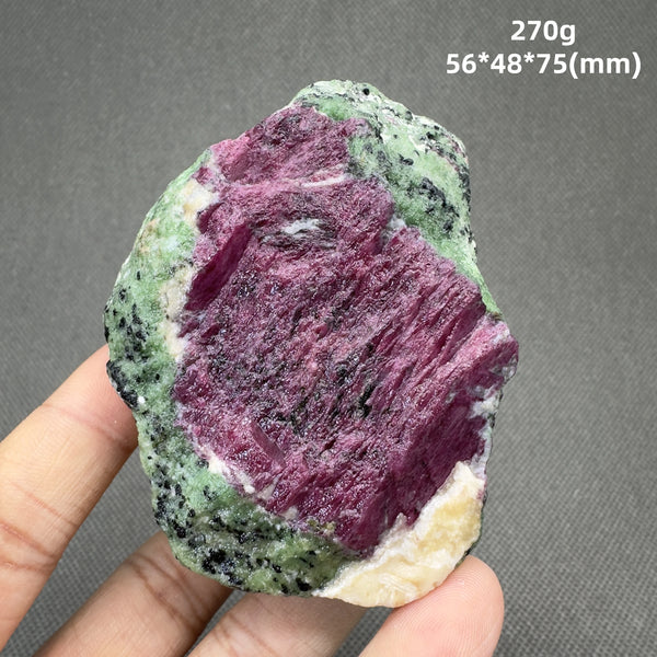 Red Green Ruby Epidote-ToShay.org