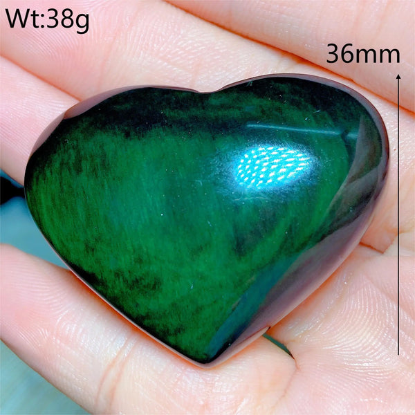 Rainbow Obsidian Heart-ToShay.org