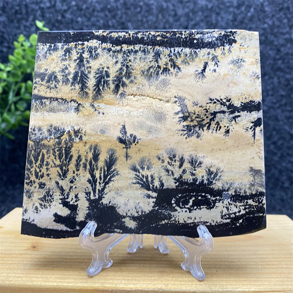 Blue Landscape Painting Slices-ToShay.org