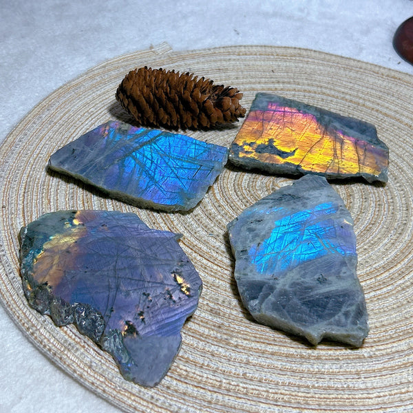 Purple Labradorite Slab-ToShay.org