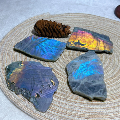 Purple Labradorite Slab-ToShay.org