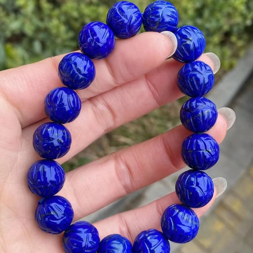 Blue Lapis Lazuli Bracelet-ToShay.org