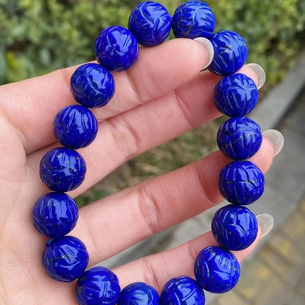 Blue Lapis Lazuli Bracelet-ToShay.org