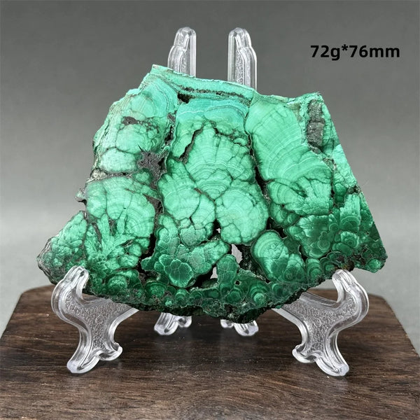 Green Malachite Raw Slice-ToShay.org