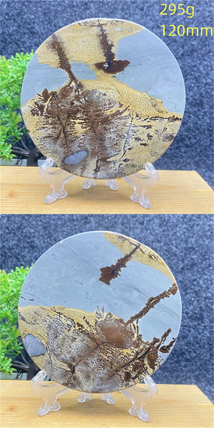 Blue Landscape Painting Slices-ToShay.org