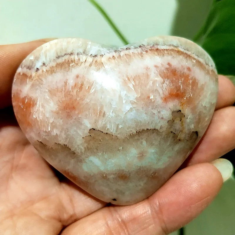 Red Striped Agate Heart-ToShay.org