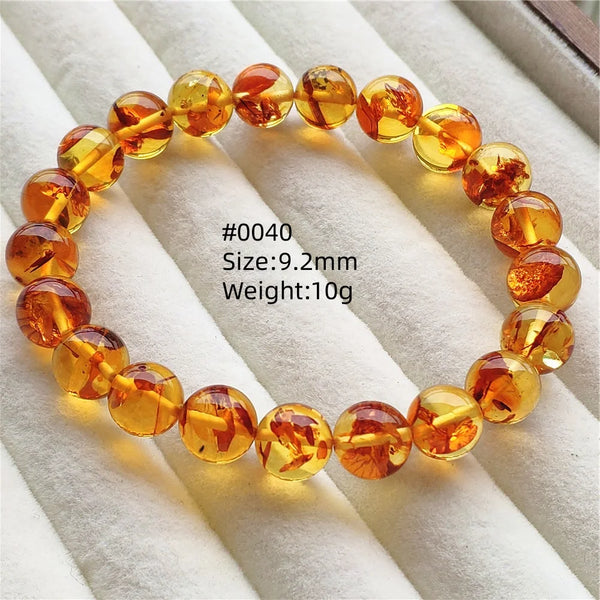 Yellow Amber Bead Bracelet-ToShay.org