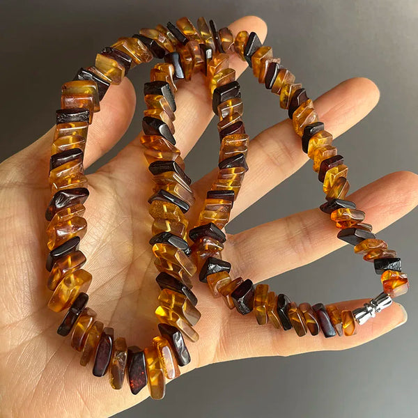 Yellow Amber Necklace-ToShay.org