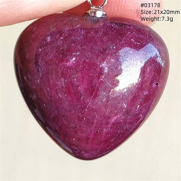 Red Ruby Zoisite Pendant-ToShay.org