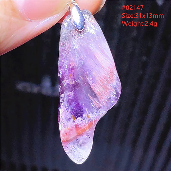 Purple Red Auralite Pendant-ToShay.org