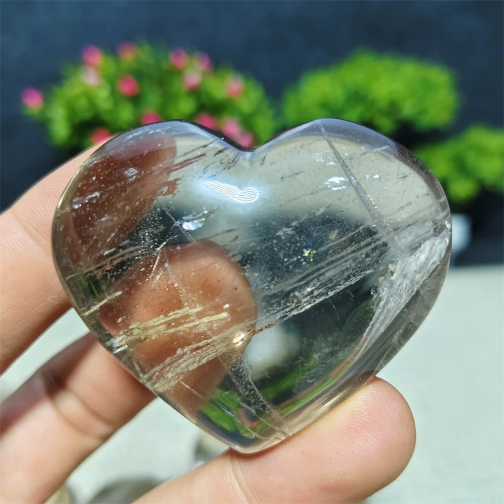 Clear Crystal Heart-ToShay.org