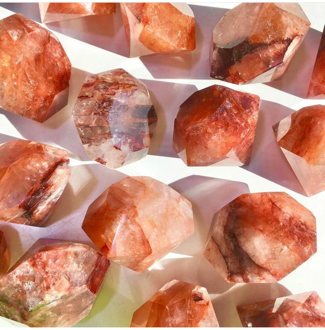 Red Fire Quartz Diamond-ToShay.org
