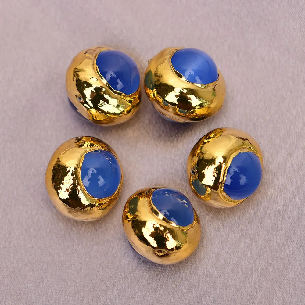 Blue Cats Eye Beads-ToShay.org