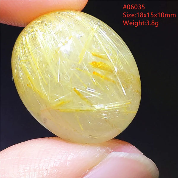 Gold Rutilated Quartz Pendant-ToShay.org