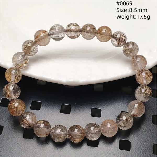 Silver Rutilated Quartz Bracelet-ToShay.org