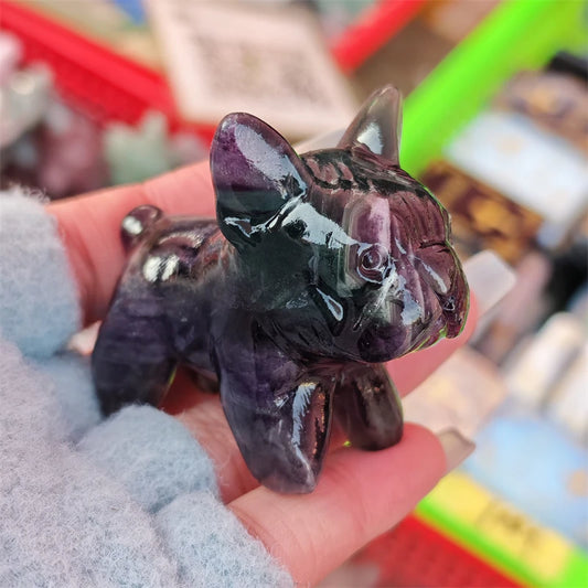 Purple Fluorite Dog-ToShay.org