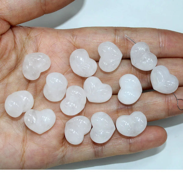 Mixed Quartz Crystal Hearts-ToShay.org