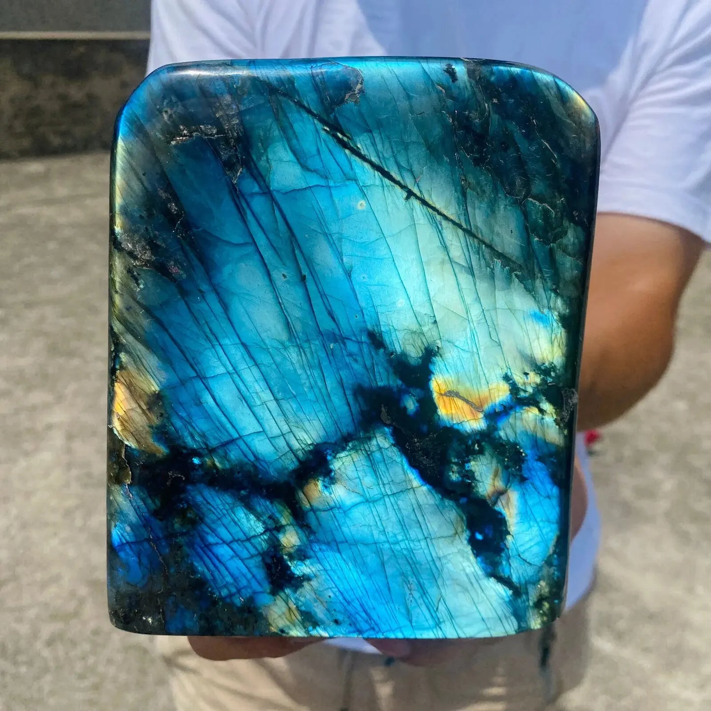 Blue Labradorite Quartz-ToShay.org