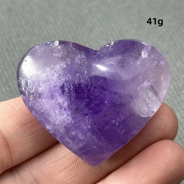 Purple Amethyst Heart-ToShay.org