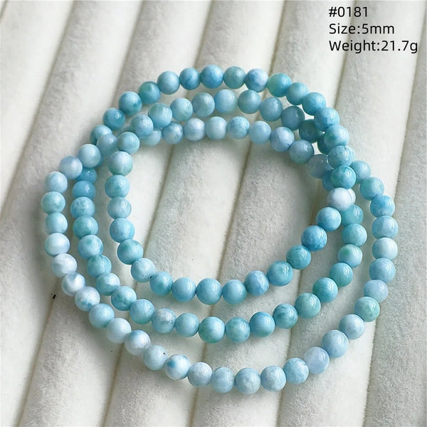 Blue Larimar Wrap Bracelet-ToShay.org
