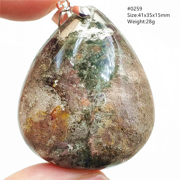Green Phantom Quartz Pendant-ToShay.org