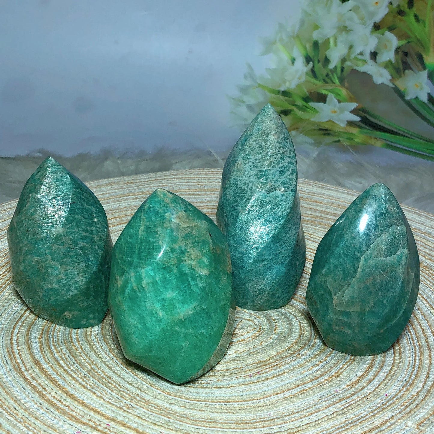 Blue Amazonite Flame-ToShay.org