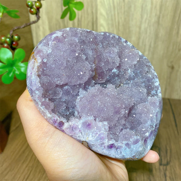 Pink Amethyst Cluster Geode-ToShay.org