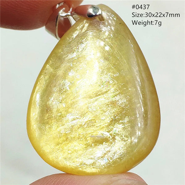 Gold Lepidolite Pendant-ToShay.org