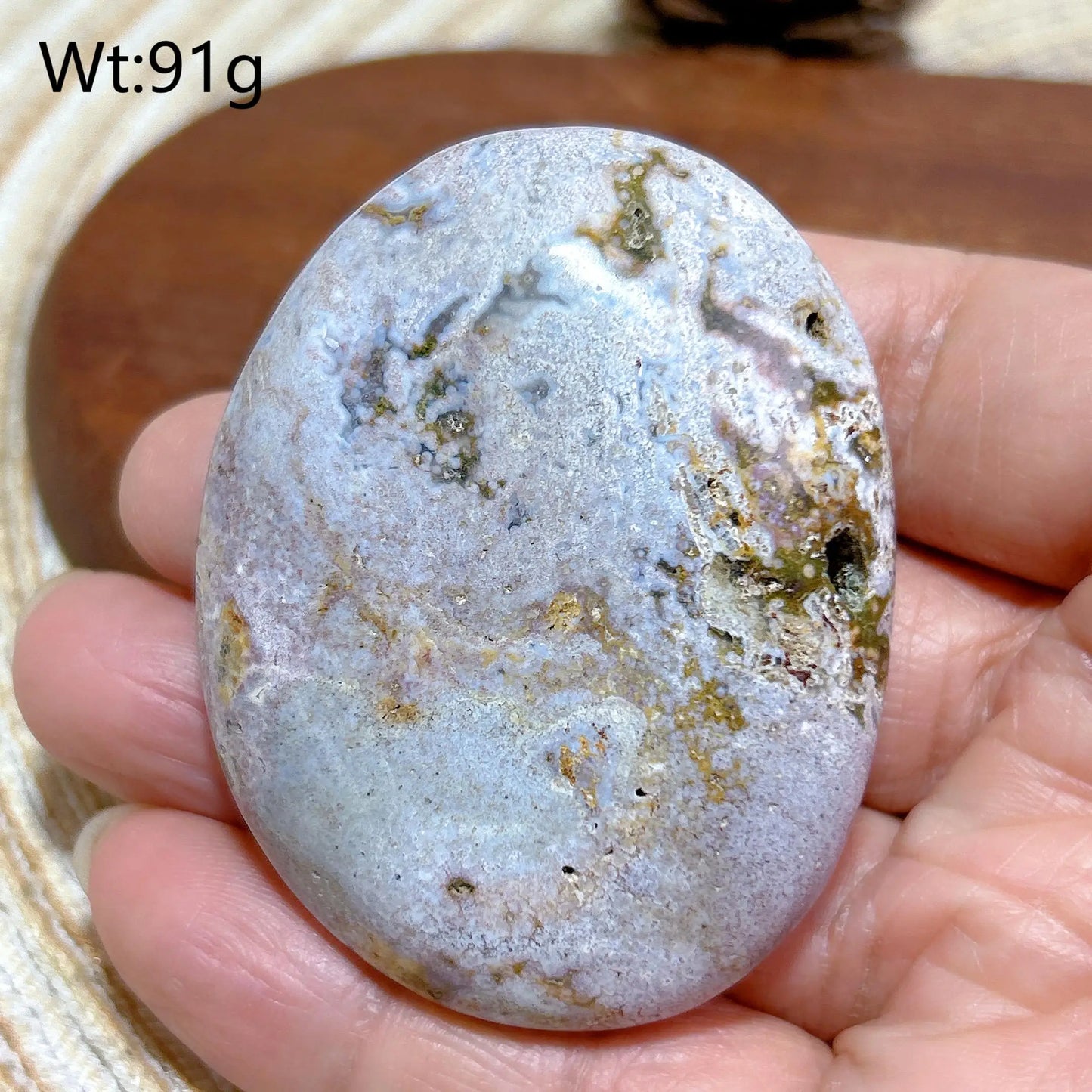 Ocean Jasper Palm Stone-ToShay.org