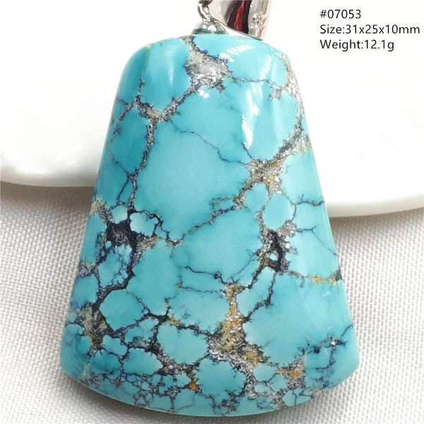 Blue Turquoise Pendant-ToShay.org