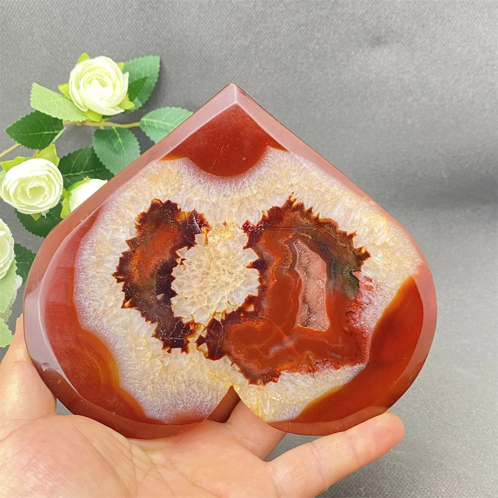 Red Agate Heart-ToShay.org