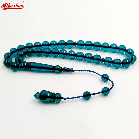 Blue Resin Prayer Beads-ToShay.org