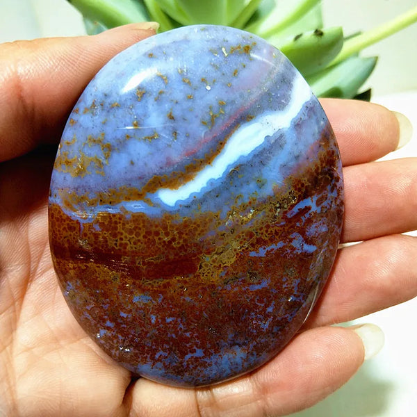 Ocean Jasper Palm Stone-ToShay.org