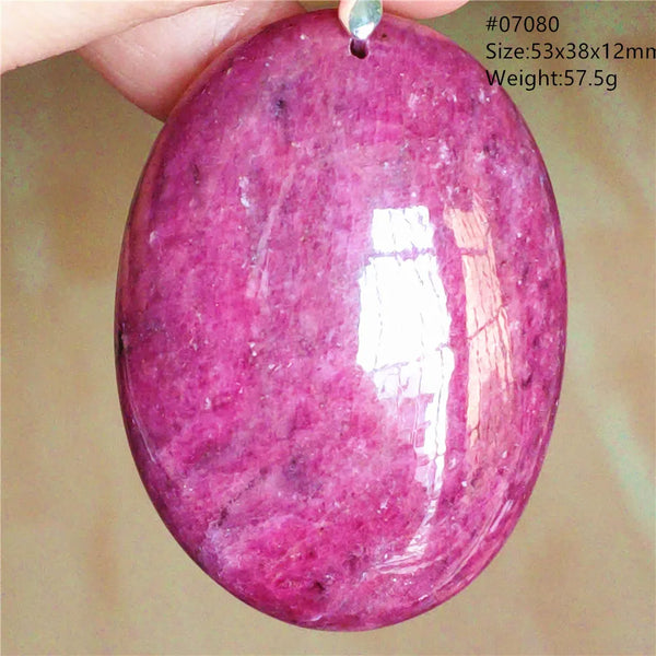 Red Ruby Zoisite Pendant-ToShay.org