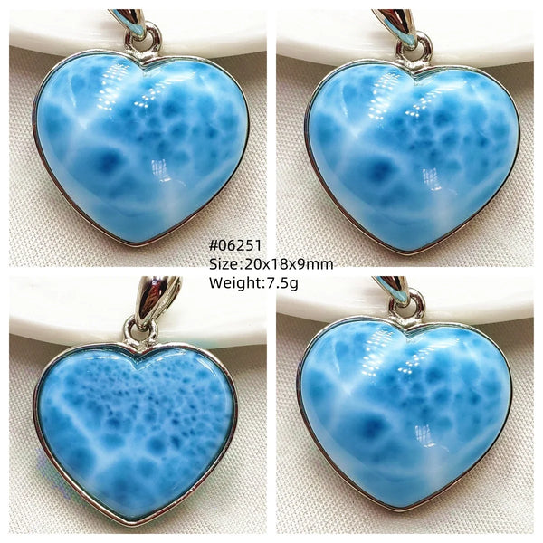 Blue Larimar Pendant-ToShay.org