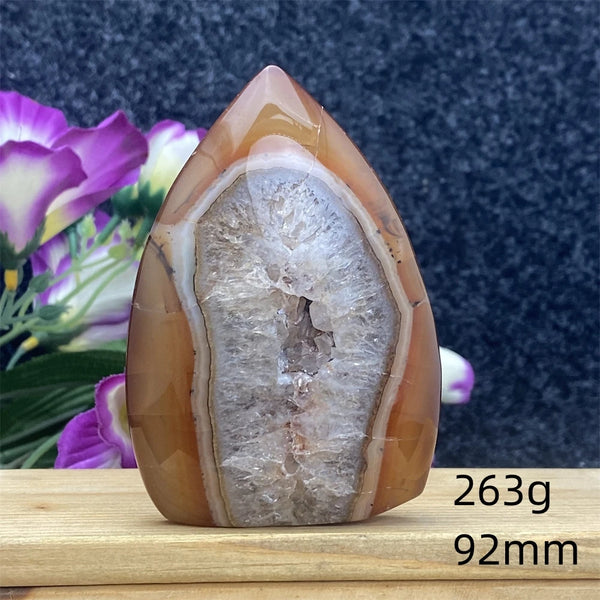 Red Lace Agate Flame-ToShay.org
