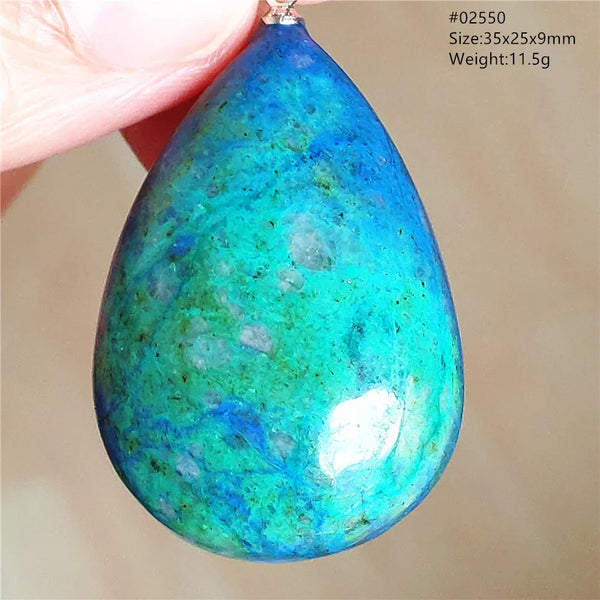 Blue Azurite Pendant-ToShay.org