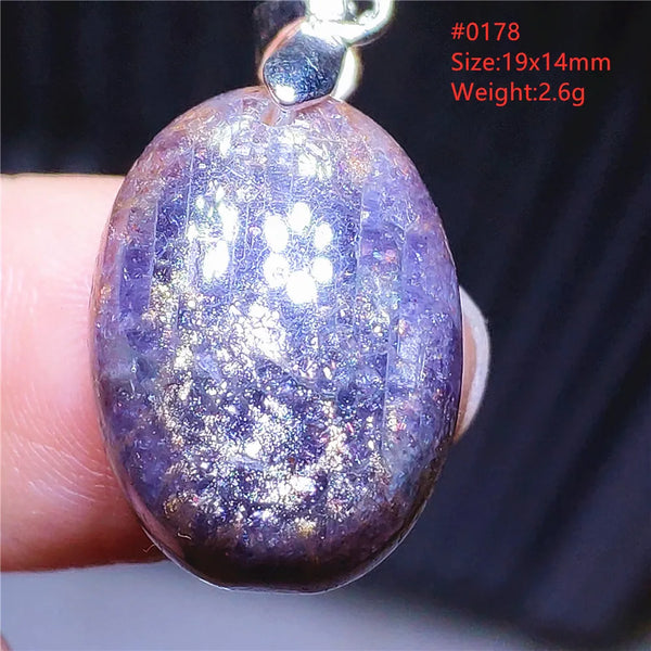 Blue Blood Red Lolite Pendant-ToShay.org