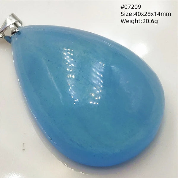 Blue Aquamarine Pendant-ToShay.org