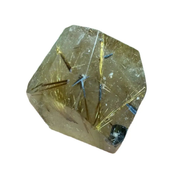 Gold Rutilated Hair Crystal-ToShay.org
