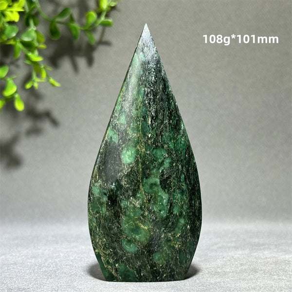 Green Emerald Agate Torch-ToShay.org