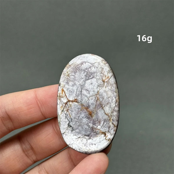 Purple Lepidolite Palm Stone-ToShay.org