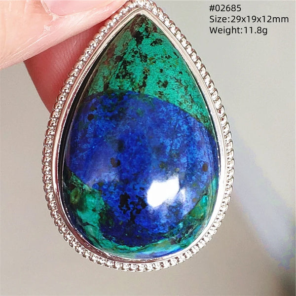 Blue Azurite Pendant-ToShay.org