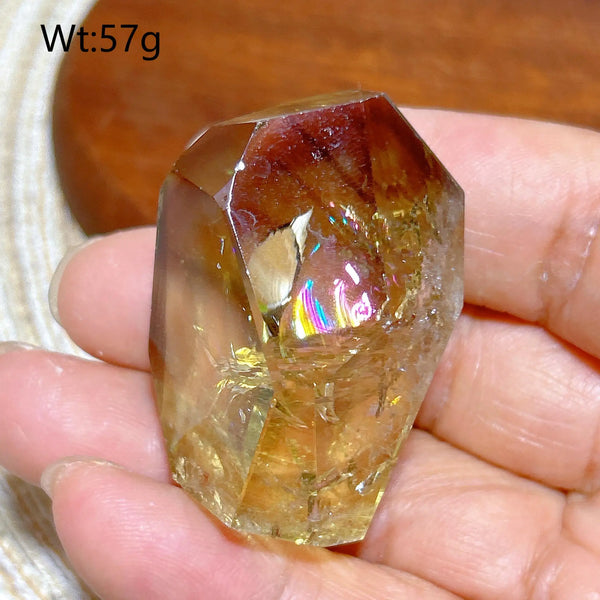Yellow Smokey Citrine Crystal-ToShay.org