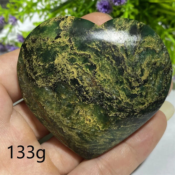 Green Emerald Stone Heart-ToShay.org