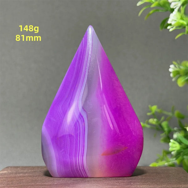 Purple Agate Torch-ToShay.org